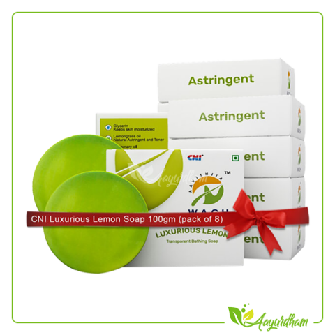 CNI Luxurious Lemon Soap 100gm (pack of 8)