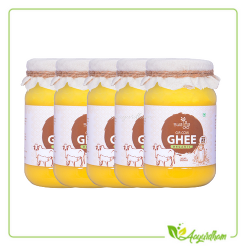 Swatma Gir Cow Ghee Organic  Pack Of  5