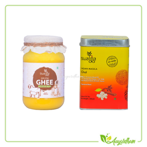 Swatma Gir Cow Ghee  + Swatma  Indian Masala Tea