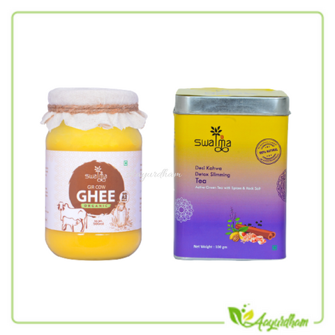 Swatma Gir Cow Ghee +Swatma Kahwa Detox  Tea