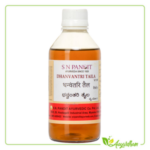 S N Pandit Dhanvantri Taila (200 ML)